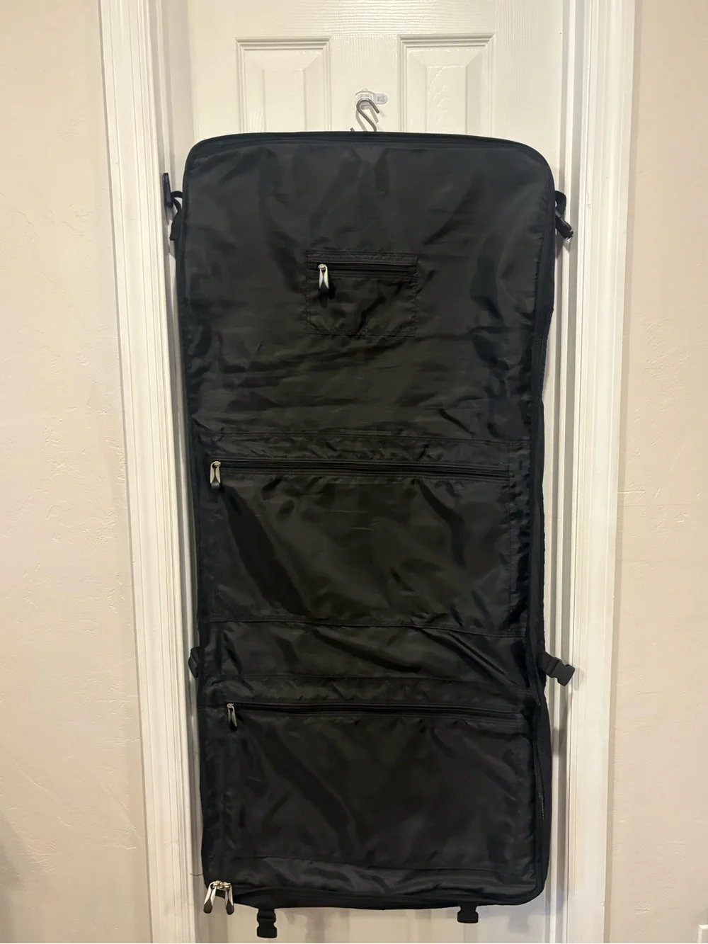 Vintage American Tourister Black Hanging Garment Bag